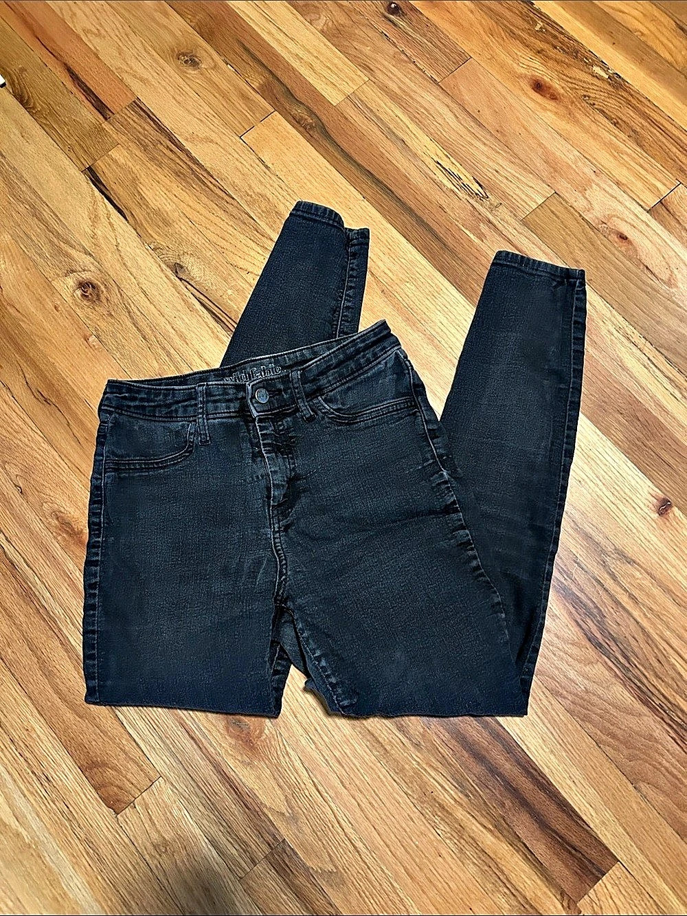Wild Fable High-Rise Skinny Jeans Black Size Medium